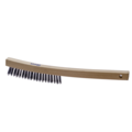 Bon Tool Wire Brush, Curved Handle, 14" (3 X 19 Rows) No Scraper 84-166